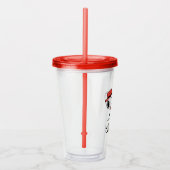 Erdnüsse | Snoopy Football Coach Acryltrinkbecher (Rechts)