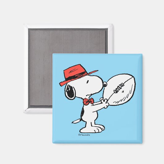 Erdnüsse | Snoopy Football Coach Magnet (Vorderseite/Rückseite)