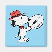 Erdnüsse | Snoopy Football Coach Magnet (Vorne)