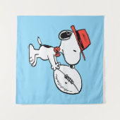 Erdnüsse | Snoopy Football Coach Wandteppich (Vorderseite (Horizontal))