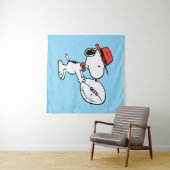 Erdnüsse | Snoopy Football Coach Wandteppich (Beispiel (Horizontal))