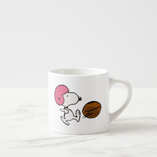 Erdnüsse | Snoopy Football Kicker Espressotasse (Rechts)