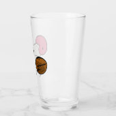 Erdnüsse | Snoopy Football Kicker Glas (Links)