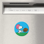 Erdnüsse | Snoopy Football Kicker Magnet (In Situ (Geschirrspüler))
