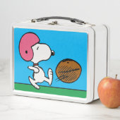 Erdnüsse | Snoopy Football Kicker Metall Brotdose (Beispiel)