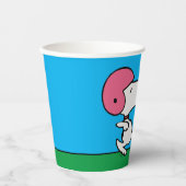 Erdnüsse | Snoopy Football Kicker Pappbecher (Vorderseite)