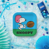 Erdnüsse | Snoopy Football Kicker Pappteller (Party)