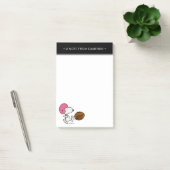 Erdnüsse | Snoopy Football Kicker Post-it Klebezettel (Büro)