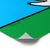 Erdnüsse | Snoopy Football Kicker Poster (Ecke)