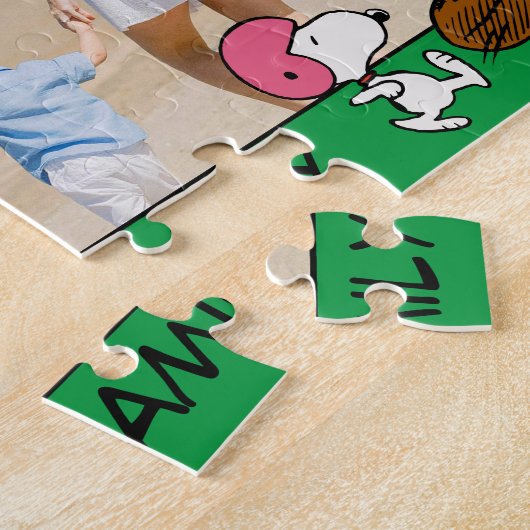 Erdnüsse | Snoopy Football Kicker Puzzle (Seite)