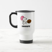 Erdnüsse | Snoopy Football Kicker Reisebecher (Links)