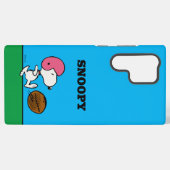 Erdnüsse | Snoopy Football Kicker Samsung Galaxy Hülle (Rückseite (Horizontal))