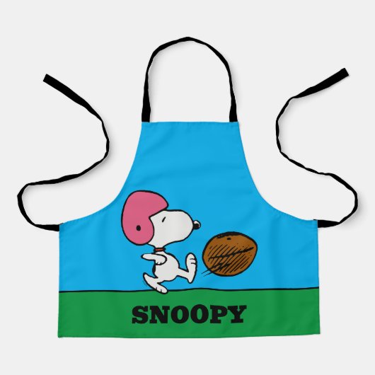 Erdnüsse | Snoopy Football Kicker Schürze (Vorderseite)