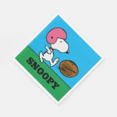 Erdnüsse | Snoopy Football Kicker Serviette (Ecke)