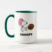 Erdnüsse | Snoopy Football Kicker Tasse (Links)