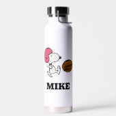 Erdnüsse | Snoopy Football Kicker Trinkflasche (Links)