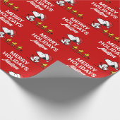 Erdnüsse | Snoopy & Friends Winter | Name hinzufüg Geschenkpapier (Ecke)