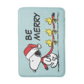 Erdnüsse | Snoopy & Friends Winter Scarf Badematte (Vorderseite Vertikal)