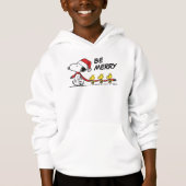 Erdnüsse | Snoopy & Friends Winter Scarf Hoodie (Vorderseite)