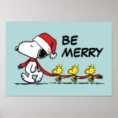 Erdnüsse | Snoopy & Friends Winter Scarf Poster (Vorne)