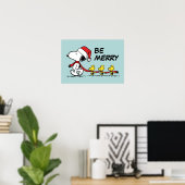 Erdnüsse | Snoopy & Friends Winter Scarf Poster (Heimbüro)