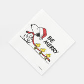 Erdnüsse | Snoopy & Friends Winter Scarf Serviette (Ecke)