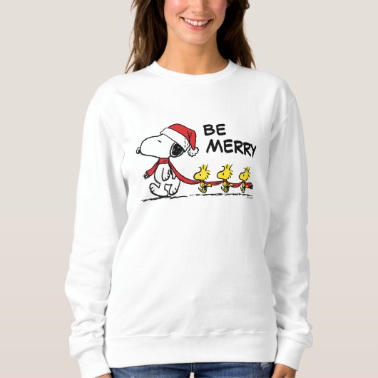 Erdnüsse | Snoopy & Friends Winter Scarf Sweatshirt (Vorderseite)
