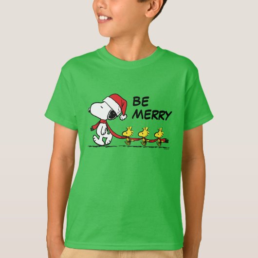 Erdnüsse | Snoopy & Friends Winter Scarf T-Shirt (Vorderseite)
