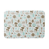 Erdnüsse | Snoopy Frostiges Weihnachtsmuster Badematte (Vorderseite)