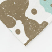 Erdnüsse | Snoopy Frostiges Weihnachtsmuster Fleecedecke (Ecke)