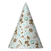 Erdnüsse | Snoopy Frostiges Weihnachtsmuster Partyhütchen (Links)