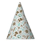 Erdnüsse | Snoopy Frostiges Weihnachtsmuster Partyhütchen (Rechts)