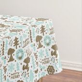 Erdnüsse | Snoopy Frostiges Weihnachtsmuster Tischdecke (Beispiel)