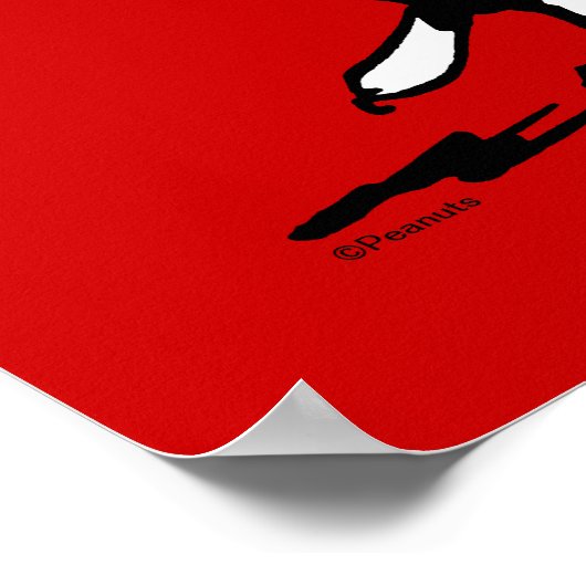 Erdnüsse | Snoopy für Feiertage Poster (Ecke)