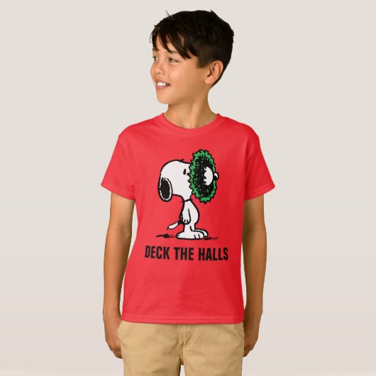 Erdnüsse | Snoopy für Feiertage T-Shirt (Vorne ganz)