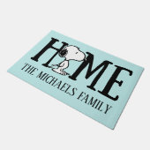 Erdnüsse | Snoopy Fußmatte (Schrägansicht)