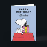 Erdnüsse | Snoopy Geburtstag | Foto hinzufügen Karte<br><div class="desc">Senden Sie diese lustige Geburtstagskarte von Peanuts mit Snoopy.</div>
