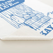 Erdnüsse | Snoopy Gefühl Blau ist auch in Ordnung Sherpadecke (3/4)