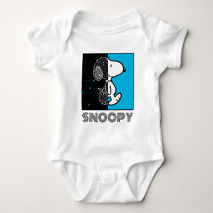 Erdnüsse   Snoopy Geometric Design Baby Strampler
