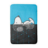 Erdnüsse | Snoopy Geometric Design Badematte (Vorderseite Vertikal)