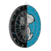 Erdnüsse | Snoopy Geometric Design Dartscheibe (Vorderseite Links)