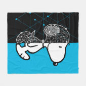 Erdnüsse | Snoopy Geometric Design Fleecedecke (Vorderseite (Horizontal))