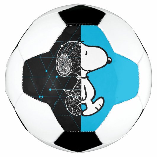 Erdnüsse | Snoopy Geometric Design Fußball (Vorderseite)