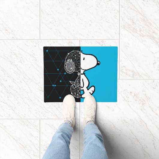 Erdnüsse | Snoopy Geometric Design Fußmatte (Indoor)