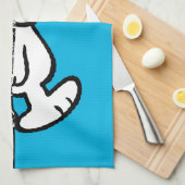 Erdnüsse | Snoopy Geometric Design Geschirrtuch (Viertel Falte)