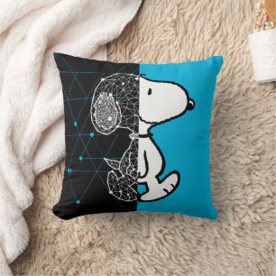 Erdnüsse   Snoopy Geometric Design Kissen