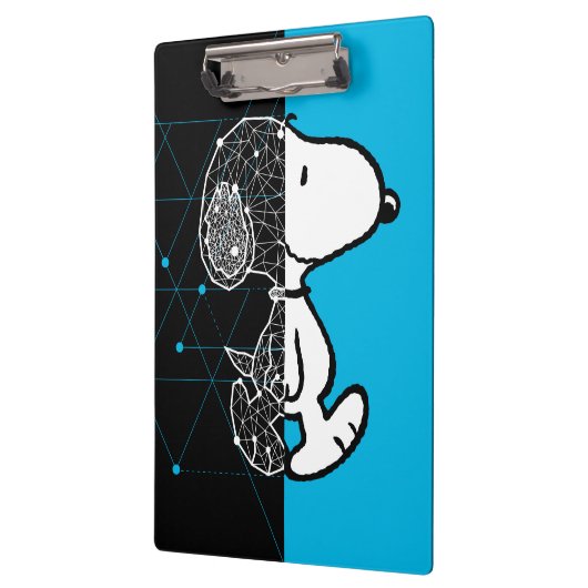 Erdnüsse | Snoopy Geometric Design Klemmbrett (Links)