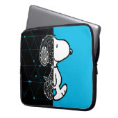 Erdnüsse | Snoopy Geometric Design Laptopschutzhülle (Vorderseite Links)