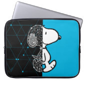 Erdnüsse | Snoopy Geometric Design Laptopschutzhülle (Vorderseite)