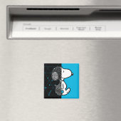 Erdnüsse | Snoopy Geometric Design Magnet (In Situ (Geschirrspüler))